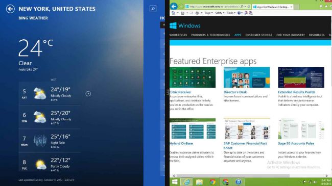 Split Screen Microsoft